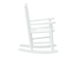 Mecedora infantil de madera maciza de álamo blanca
