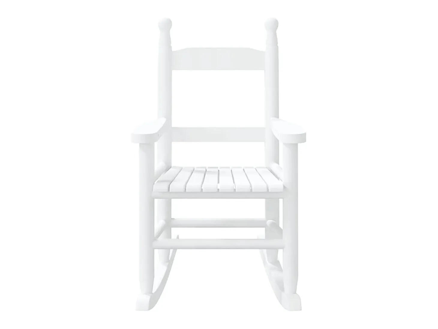 Mecedora infantil de madera maciza de álamo blanca