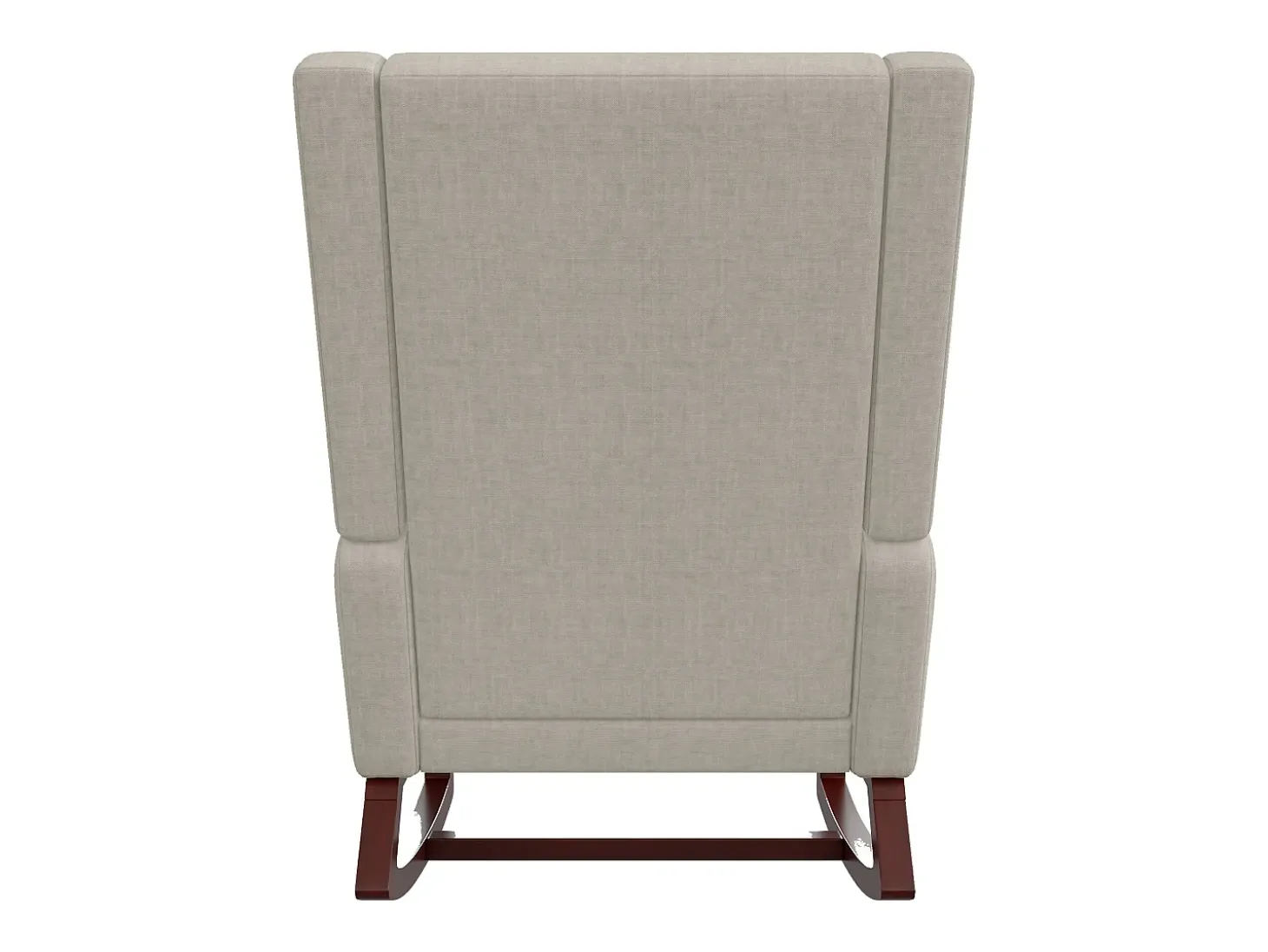 Mecedora, Mecedora - Silla con patas retráctiles - Beige
