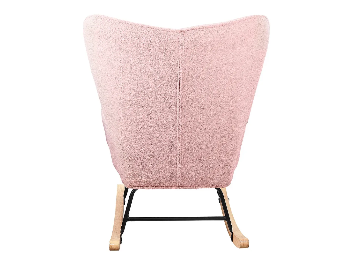 Mecedora para adultos - Mecedora ergonómica para exteriores - Para sala de estar - Jardín - Dormitorio - Rosa