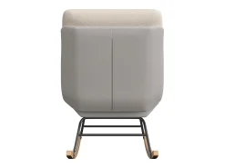 Mecedora tapizada con respaldo ajustable para sala de estar y dormitorio