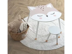 Mesa mdf blanco 43x62x64cm