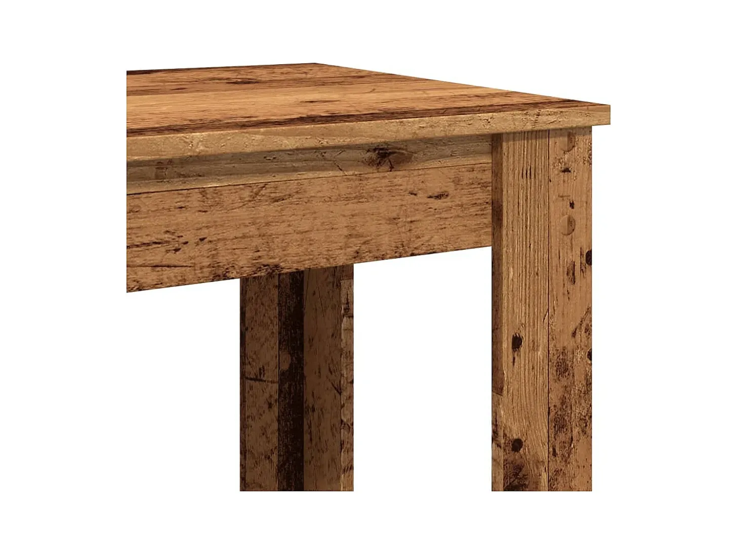Mesa alta de bar madera de ingeniería envejecida 51x50x103,5 cm