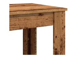 Mesa alta de bar madera de ingeniería envejecida 51x50x103,5 cm