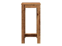 Mesa alta de bar madera de ingeniería envejecida 51x50x103,5 cm