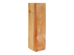 Mesa alta de bar madera maciza reciclada 112x55x108 cm