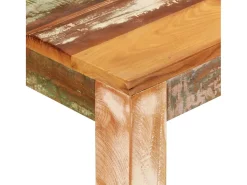Mesa alta de bar madera maciza reciclada 112x55x108 cm