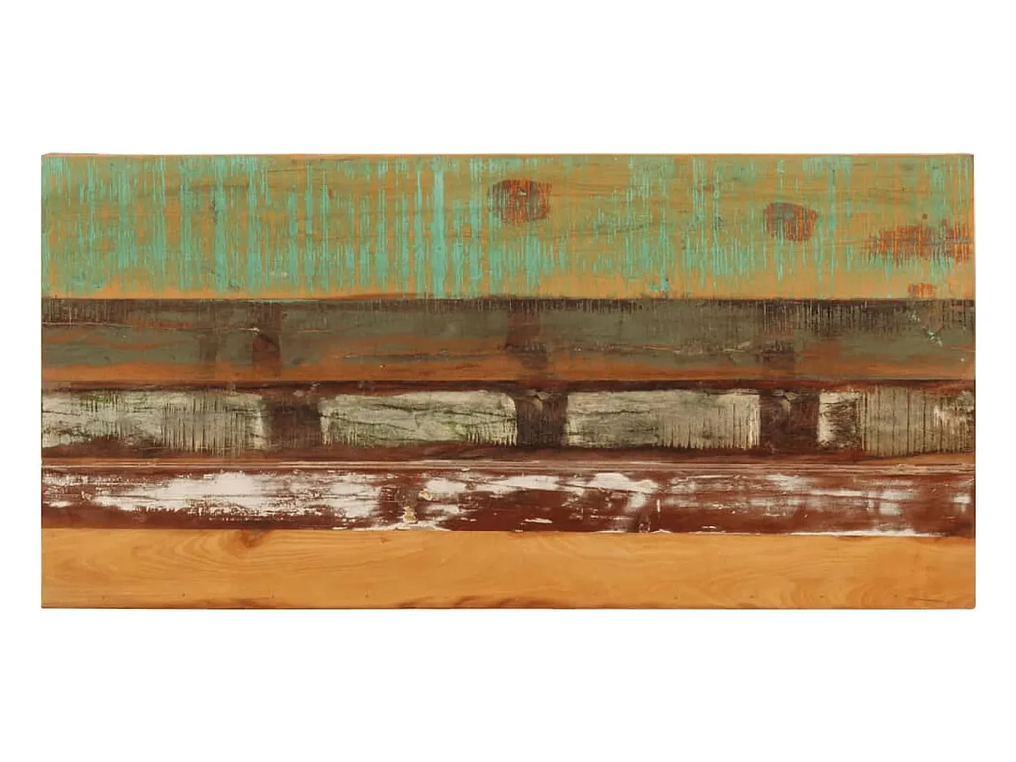 Mesa alta de bar madera maciza reciclada 112x55x108 cm