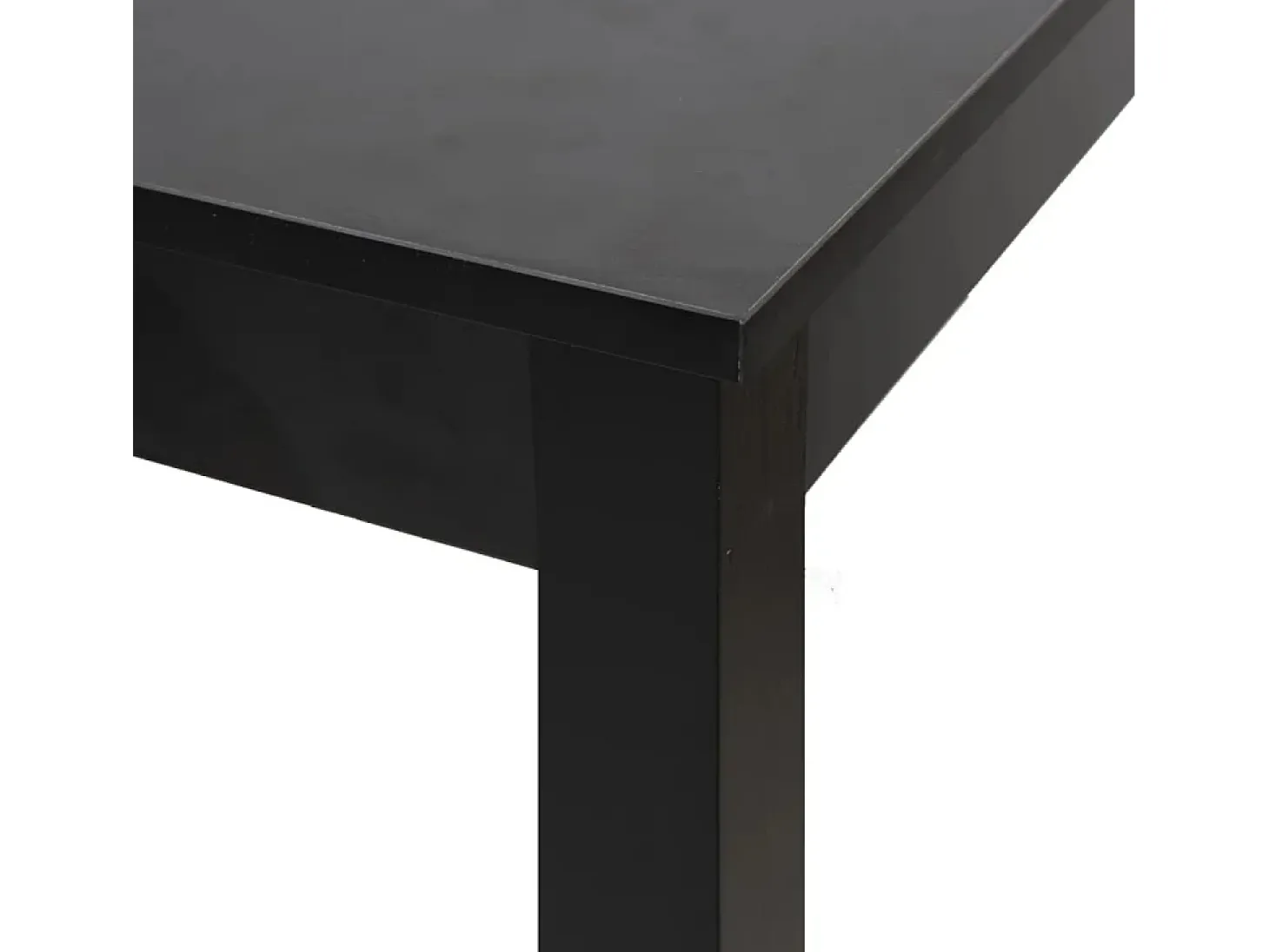Mesa alta de bar MDF negra 55x55x107 cm ES647219