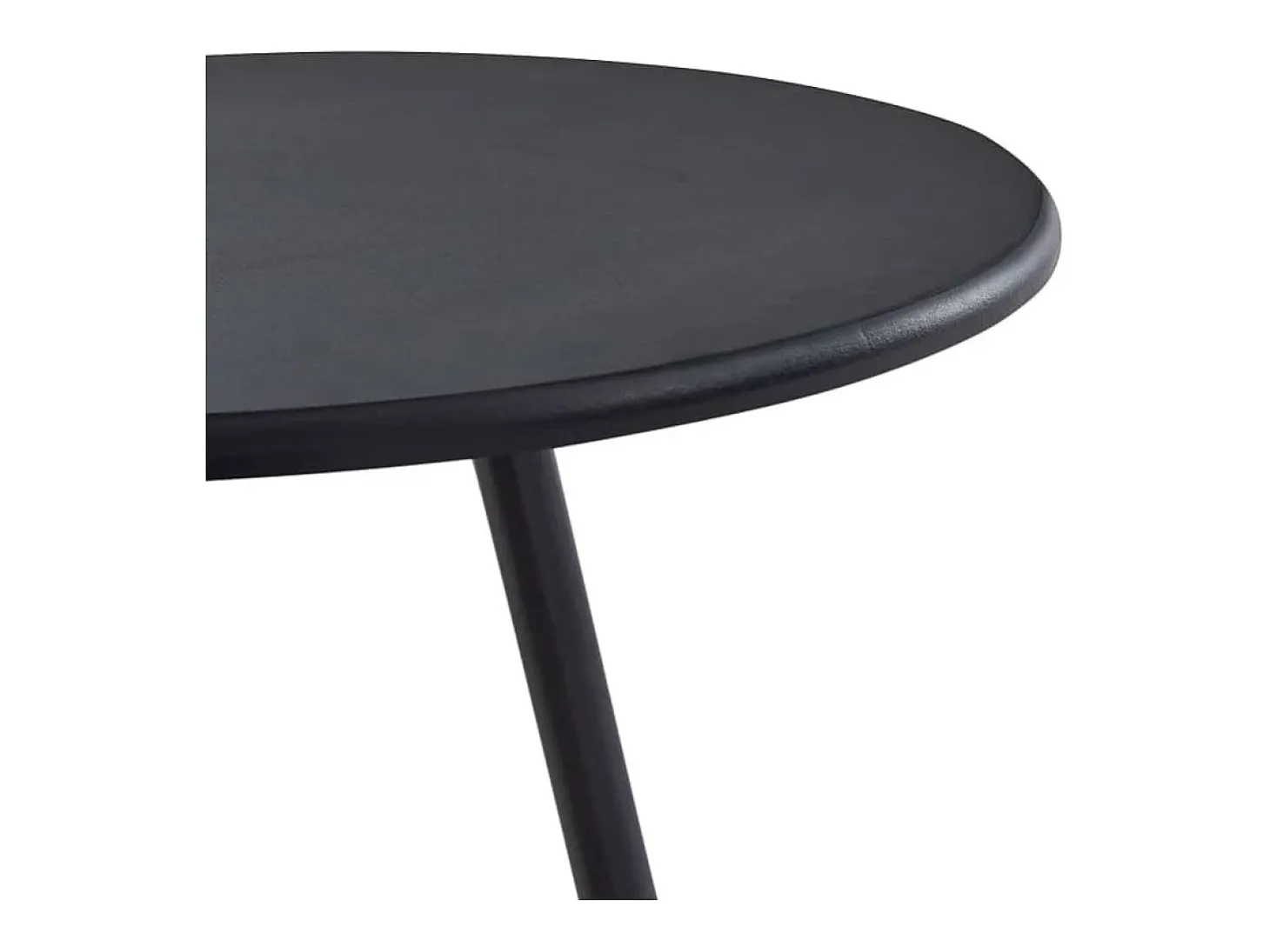 Mesa alta de cocina MDF negro 60x107,5 cm ES625250