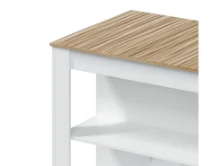 Mesa alta Nitza Blanco Artik (Blanco Mate) - Natur