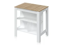 Mesa alta Nitza Blanco Artik (Blanco Mate) - Natur