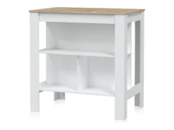 Mesa alta Nitza Blanco Artik (Blanco Mate) - Natur