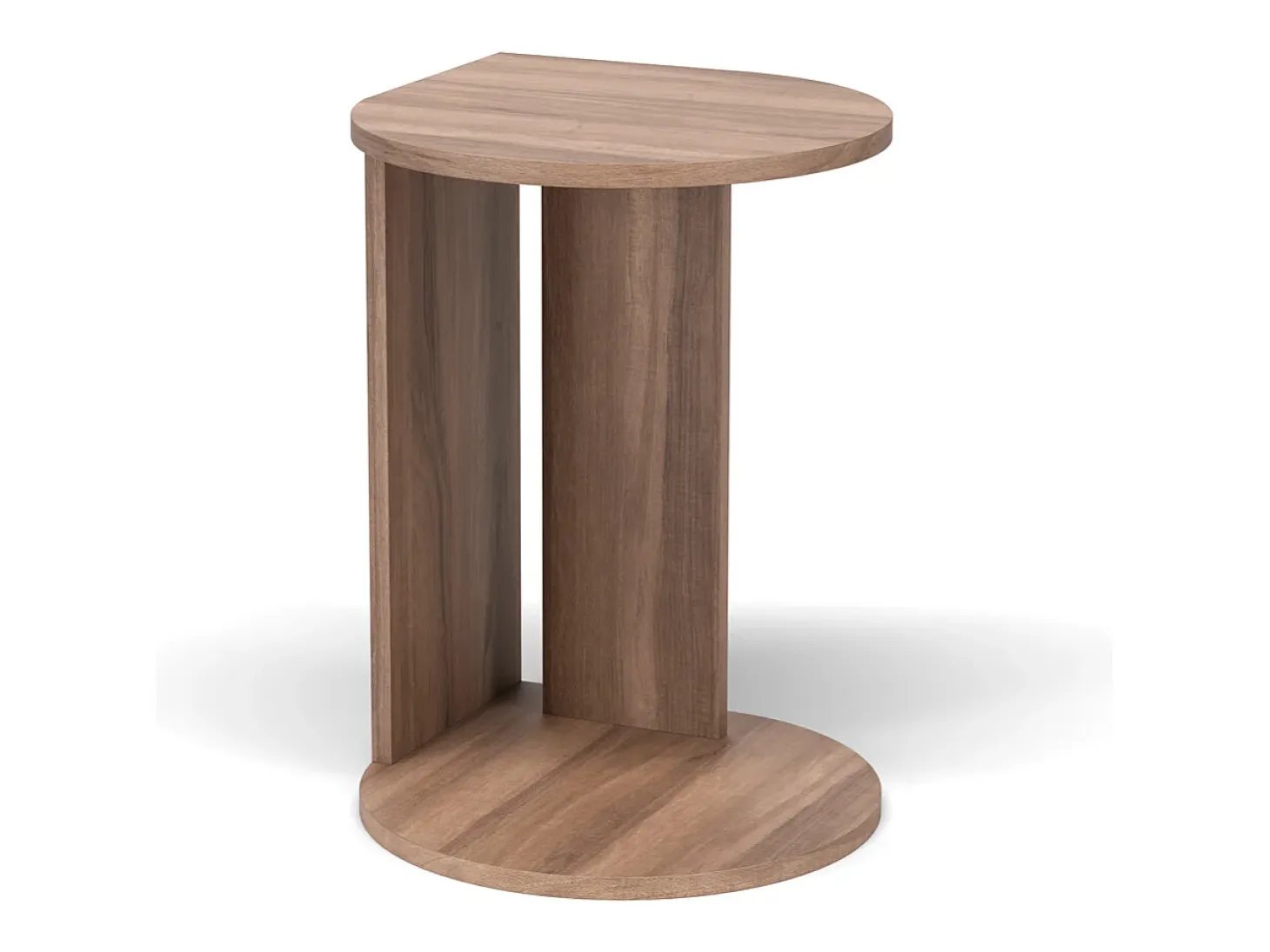 Mesa auxiliar - A62cm x L46cm x P55cm nogal -Trébol