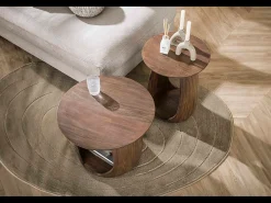 Mesa auxiliar - marrón Madera - 60 x 60 cm - MEVA