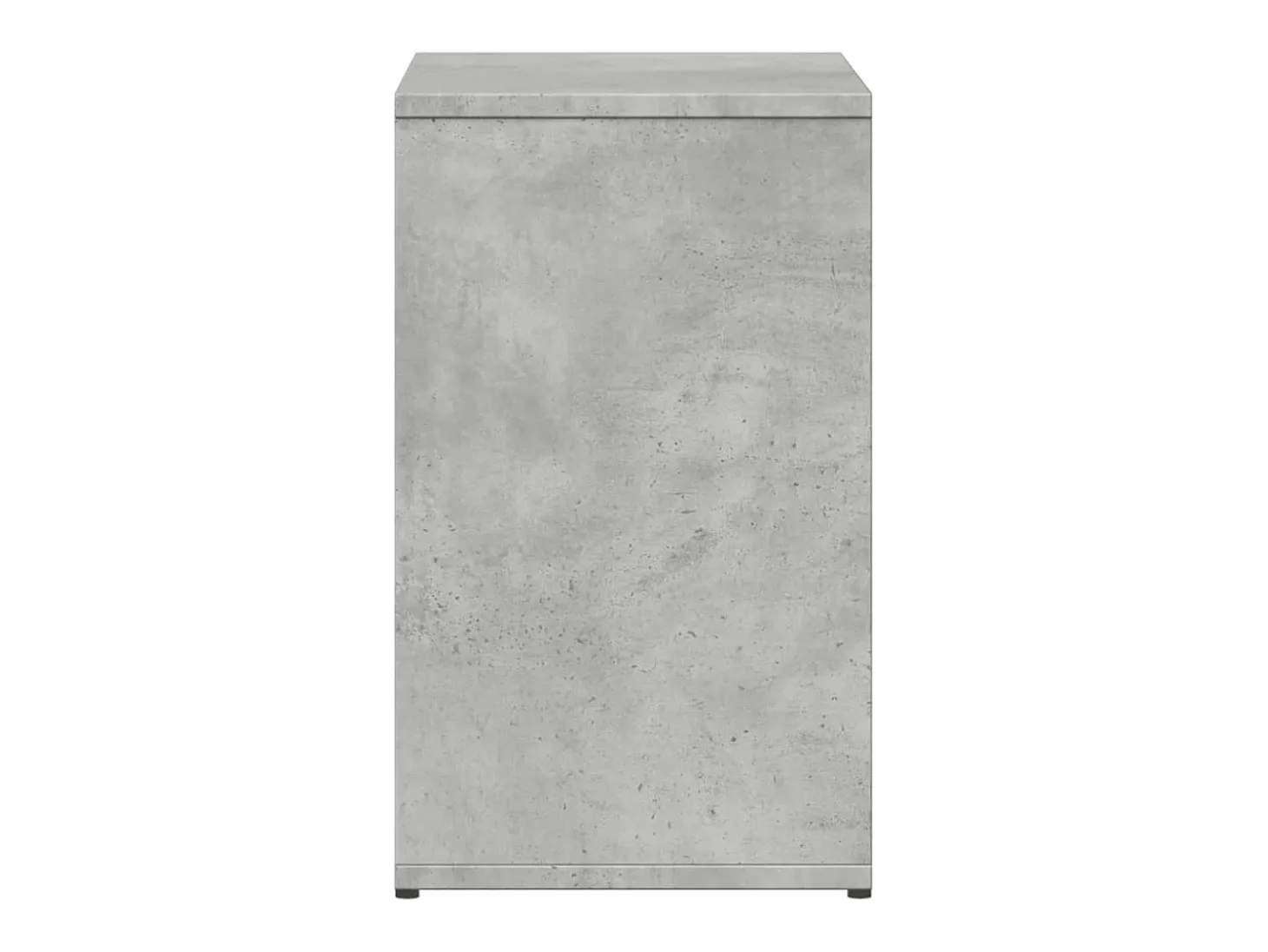 Mesa auxiliar 2 uds madera ingeniería gris hormigón 50x30x50 cm