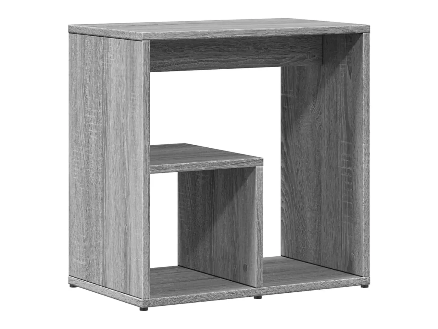 Mesa auxiliar 2 uds madera ingeniería gris Sonoma 50x30x50 cm ES670329