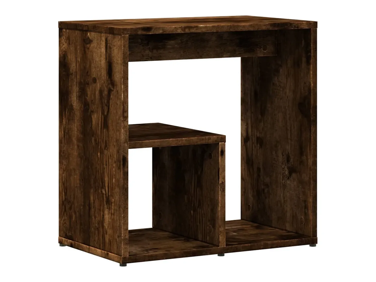 Mesa auxiliar 2 uds madera ingeniería roble ahumado 50x30x50 cm ES364344
