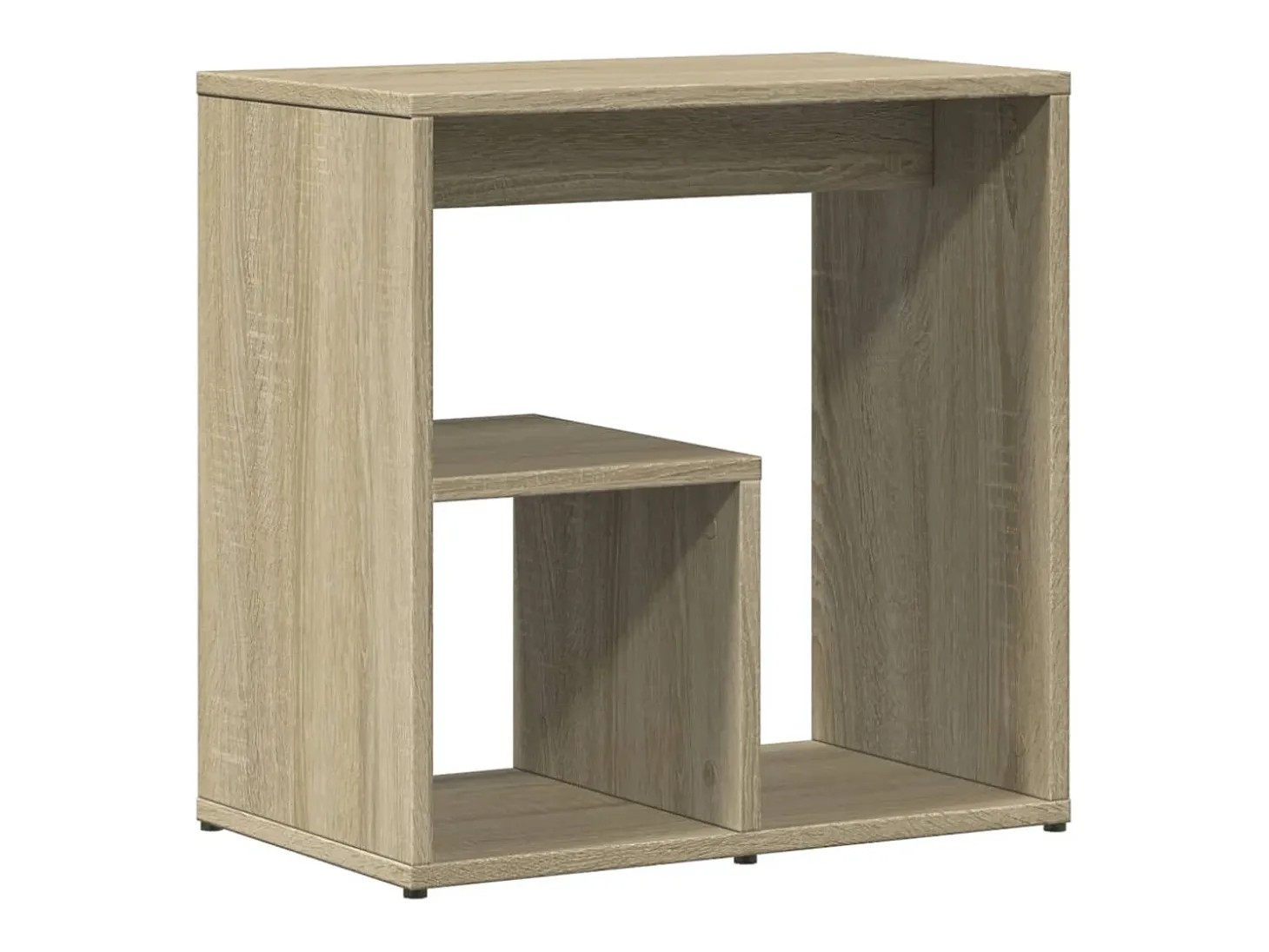Mesa auxiliar 2 uds madera ingeniería roble Sonoma 50x30x50 cm ES278755