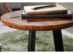 Mesa auxiliar 35 x 45 x 35 cm de madera Sheesham