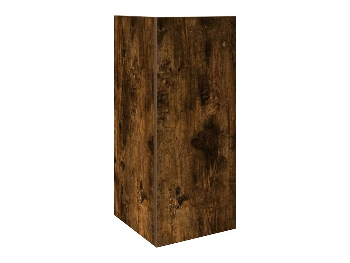 Mesa auxiliar con estante roble ahumado 25,5x27x60 cm