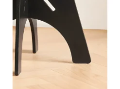 Mesa Auxiliar con Juntas de Espiga Mesita de Noche Mesa de Centro para Salón y Dormitorio 32 x 32 x 48.5 cm Negro HFBT01-K-SCH SoBuy ES