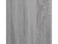 Mesa auxiliar con ruedas madera gris Sonoma 50x35x55,5 cm