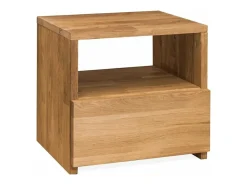 Mesa auxiliar Danark de madera maciza de roble