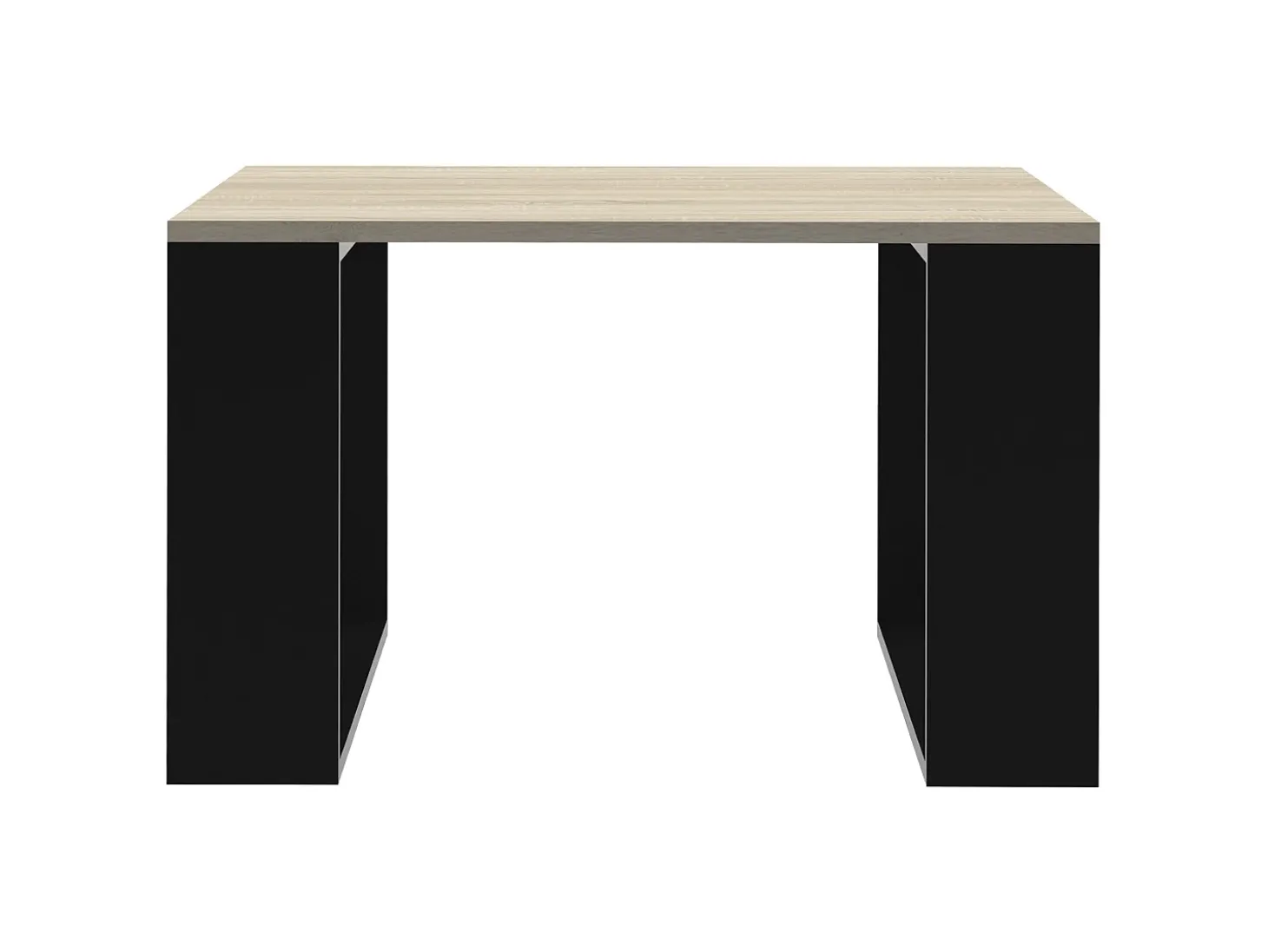 Mesa auxiliar de centro elegante y moderna color negro / madera 65 x 65 x 40 cm