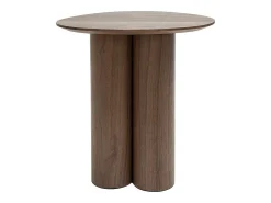 Mesa auxiliar de diseño de nogal HOLLEN
