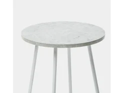 Mesa auxiliar de Madera Blanco 50 x 45- Siena
