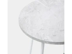 Mesa auxiliar de Madera Blanco 50 x 45- Siena