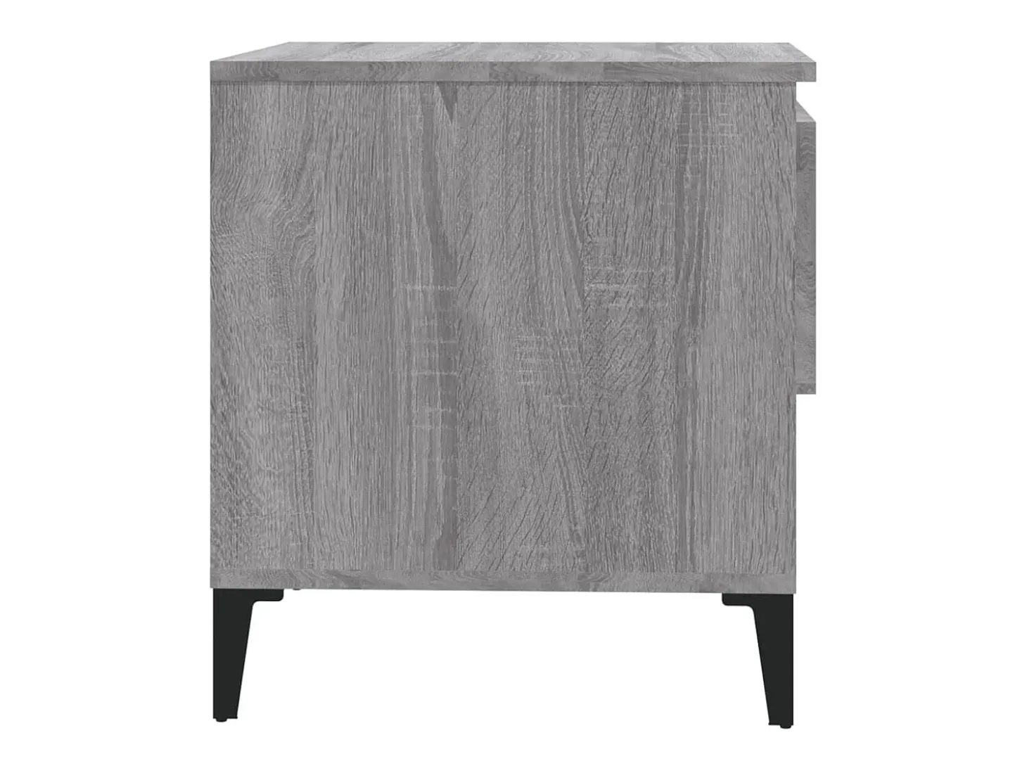 Mesa auxiliar de madera contrachapada gris Sonoma 50x46x50 cm