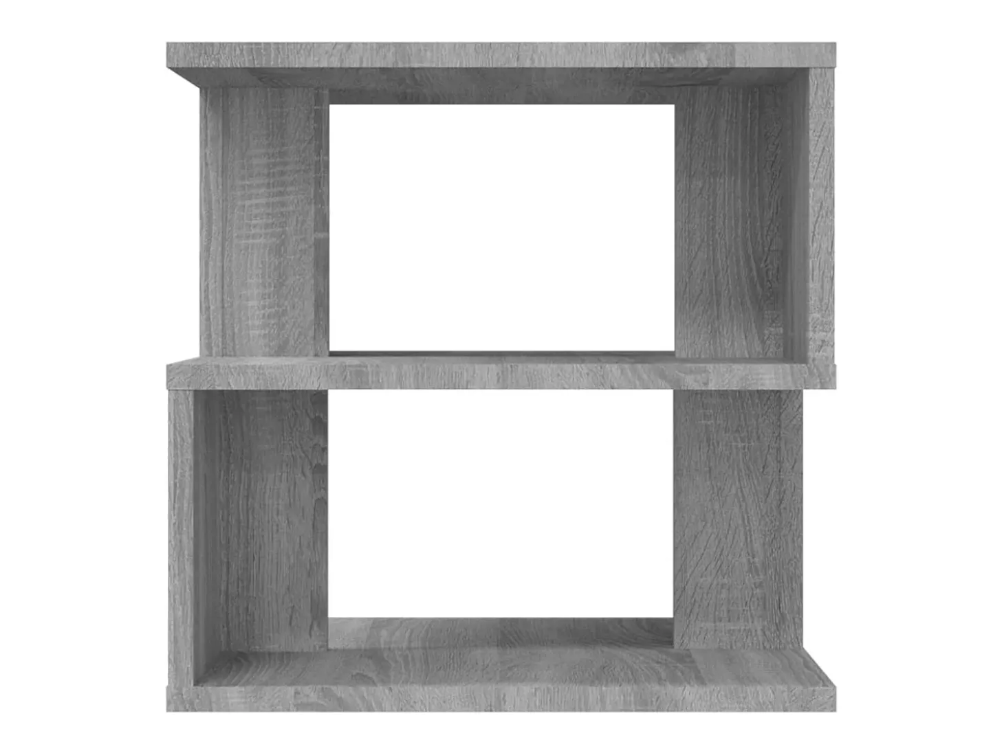 Mesa auxiliar de madera contrachapada gris Sonoma 40x40x40 cm