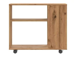 Mesa auxiliar de madera de ingeniería roble artisan 70x35x55 cm
