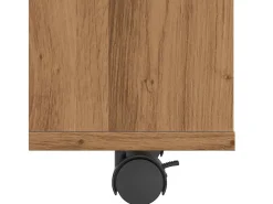 Mesa auxiliar de madera de ingeniería roble artisan 70x35x55 cm