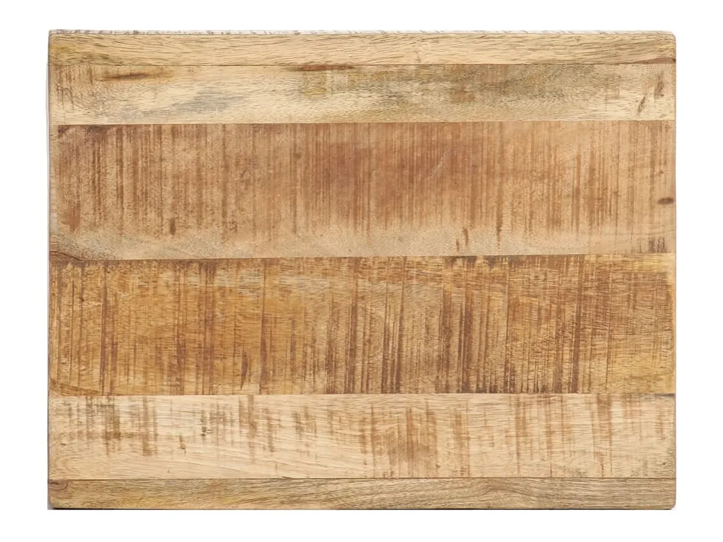 Mesa auxiliar de madera de mango maciza 40x30x50 cm