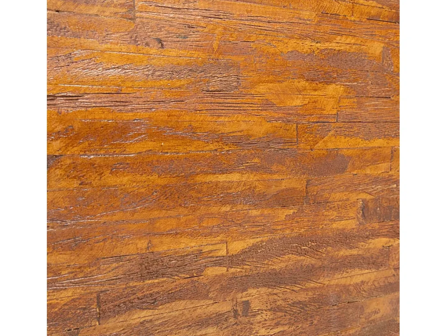 Mesa auxiliar de madera de teca 60x60x38 cm