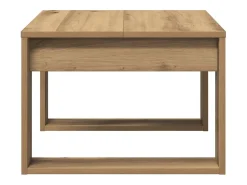Mesa auxiliar de madera de ingeniería roble artisan 50x50x35 cm