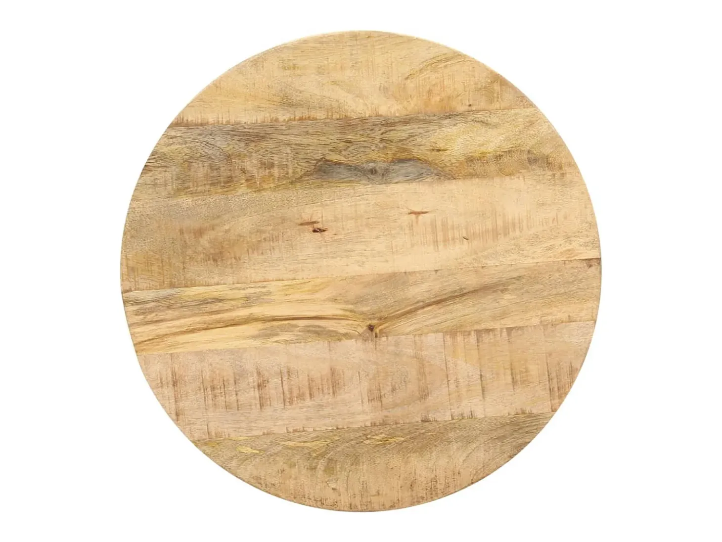 Mesa auxiliar de madera maciza de mango 48x48x56 cm