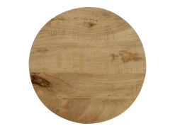 Mesa auxiliar de madera maciza de mango 40x50 cm