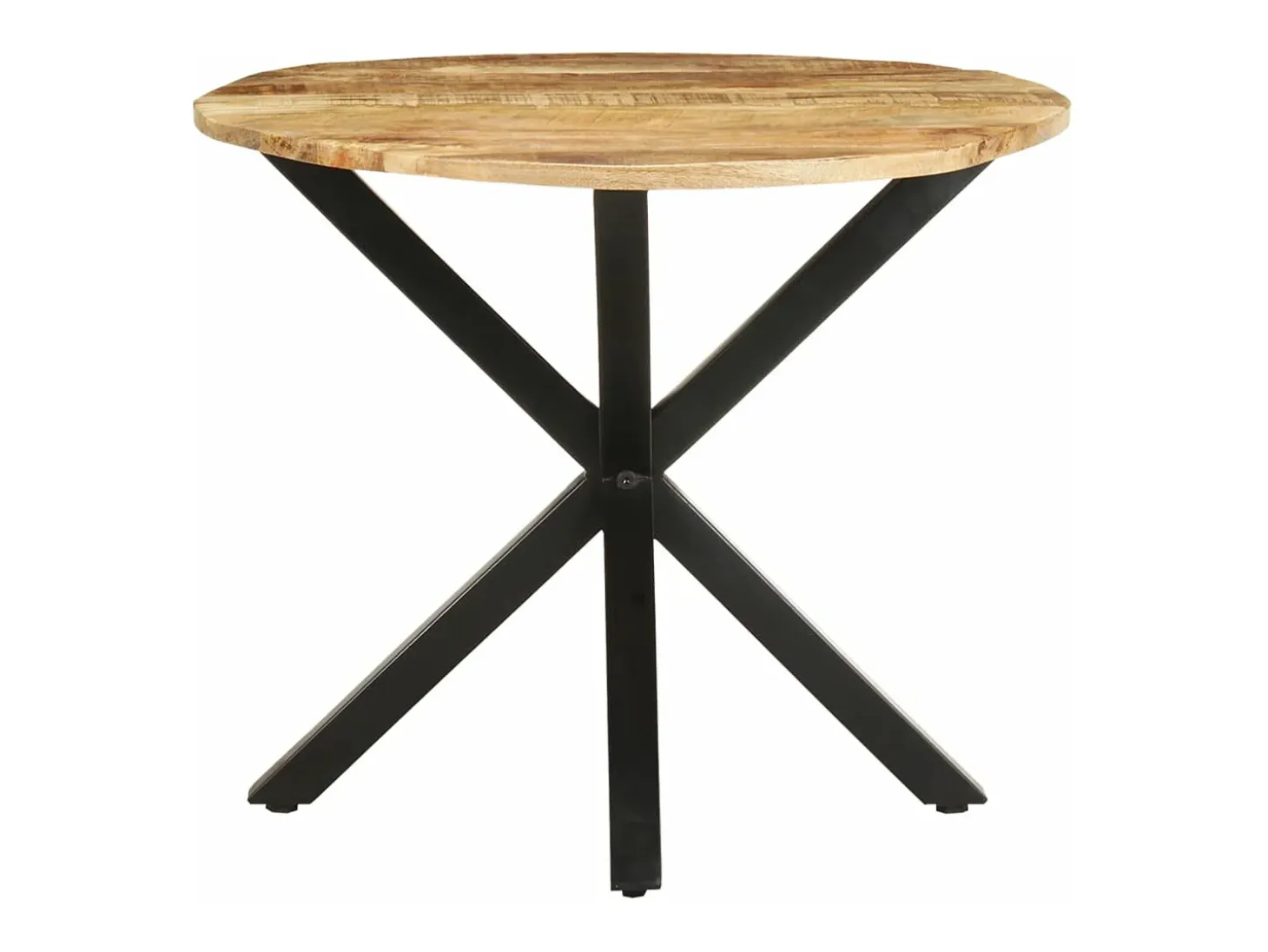 Mesa auxiliar de madera maciza de mango 68x68x56 cm