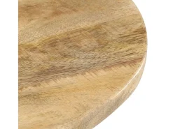 Mesa auxiliar de madera maciza de mango 48x48x56 cm ES576385