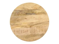 Mesa auxiliar de madera maciza de mango 48x48x56 cm ES576385
