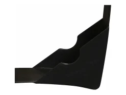 Mesa auxiliar de madera maciza áspera de mango 60x40 cm