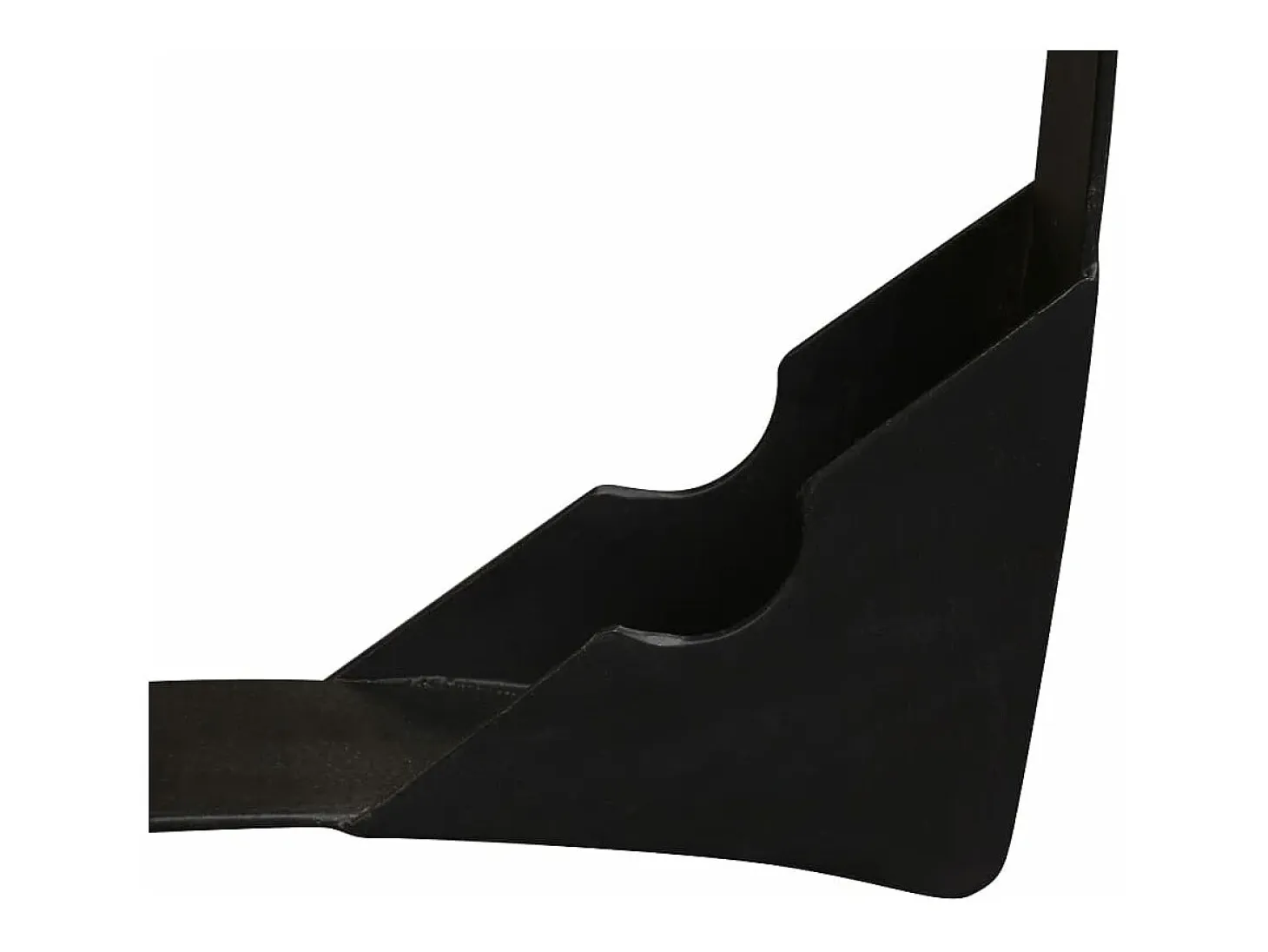 Mesa auxiliar de madera maciza áspera de mango 60x40 cm
