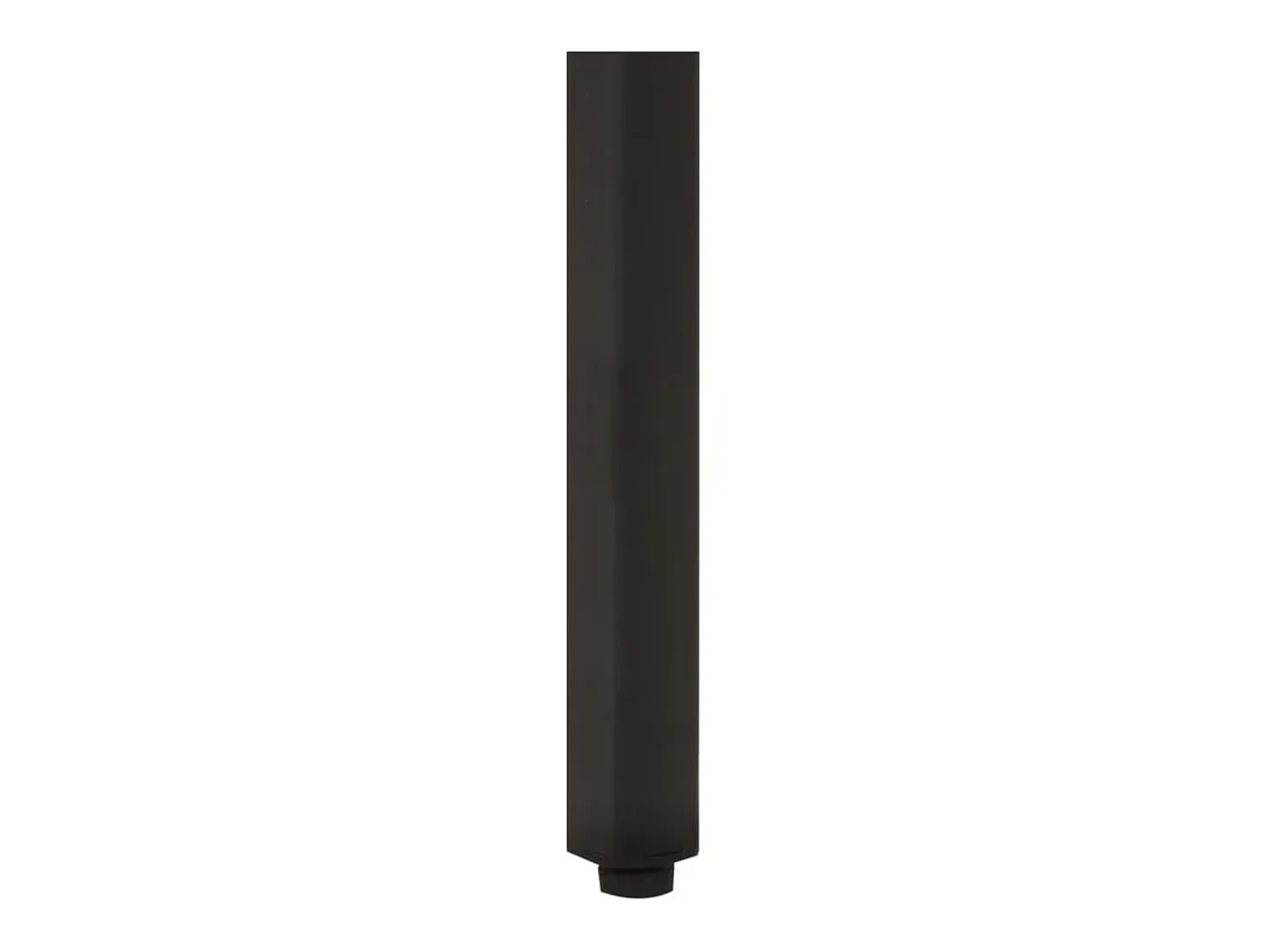 Mesa auxiliar de madera maciza acacia y hierro 35x35x45 cm