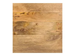 Mesa auxiliar de madera maciza de mango 43x43x40 cm