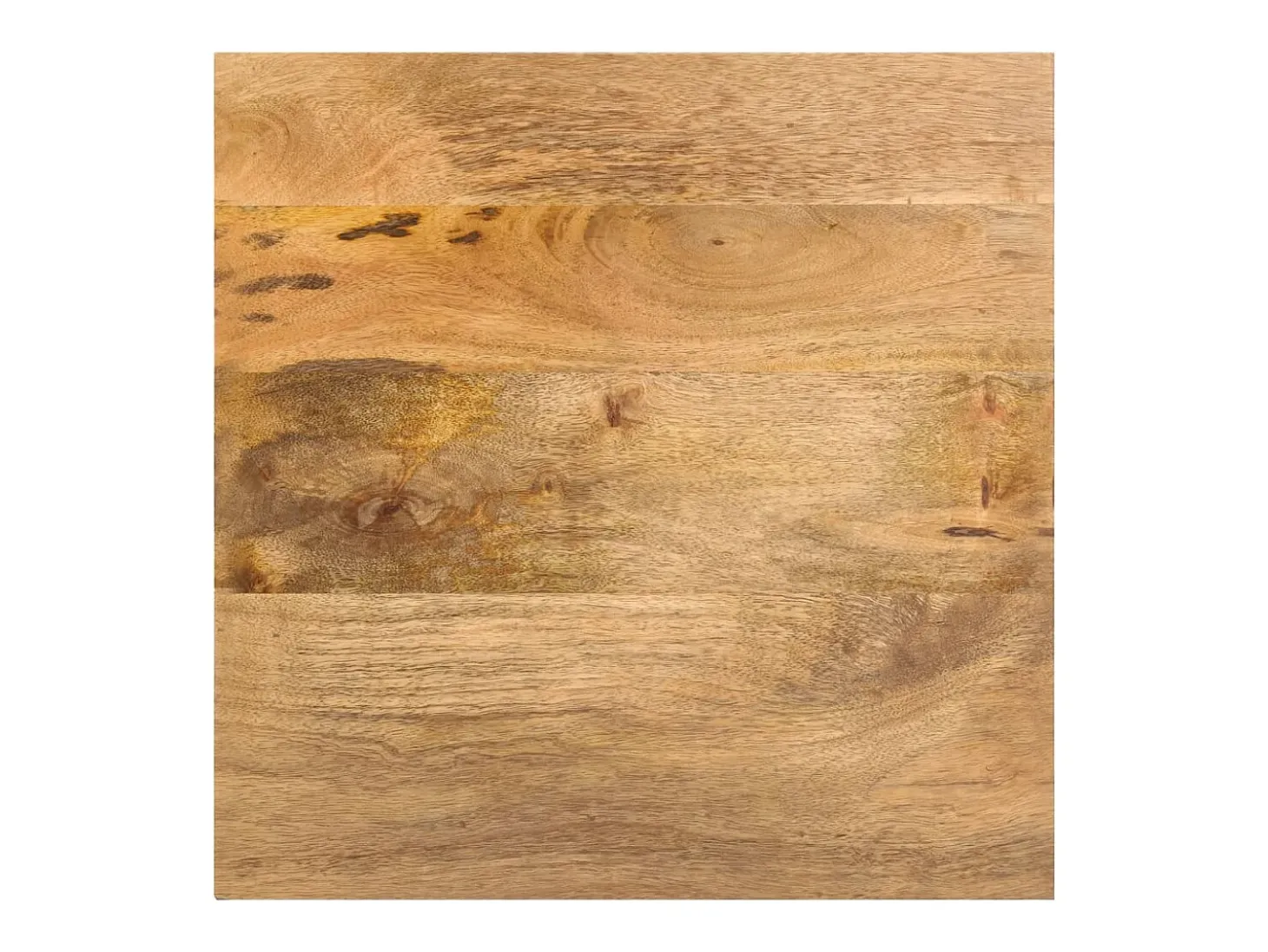 Mesa auxiliar de madera maciza de mango 43x43x40 cm