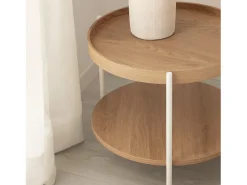 Mesa auxiliar de Madera Natural 45 x 50- Dan